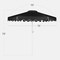Best Choice Products 7.5ft Patio Market Umbrella with Wavy Trim, Fade-Resistant, Crank & Tilt, Wind Vent